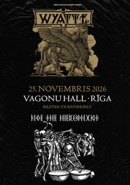 Wyatt E (ritual doom, Beļģija), Five The Hierophant (doom/jazz/drone, UK)