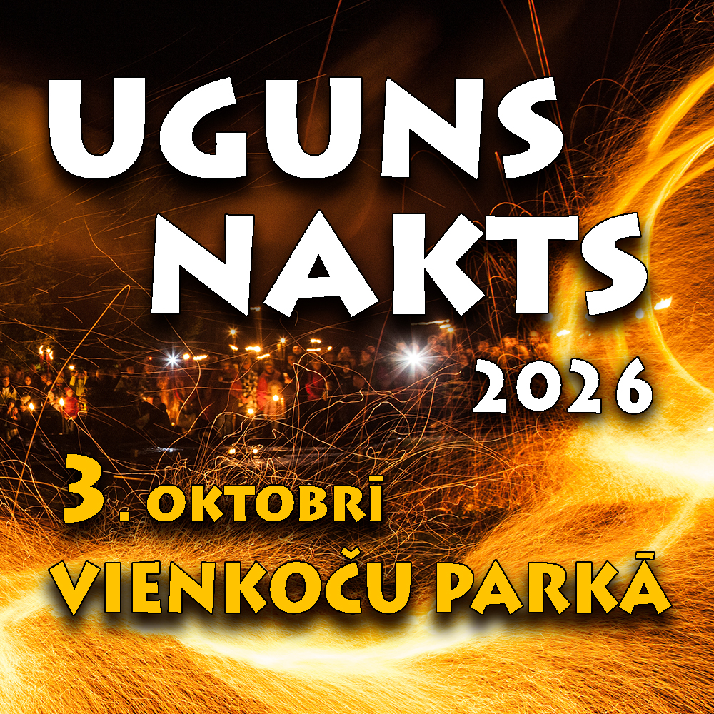 Uguns nakts Vienkoču parkā 2026