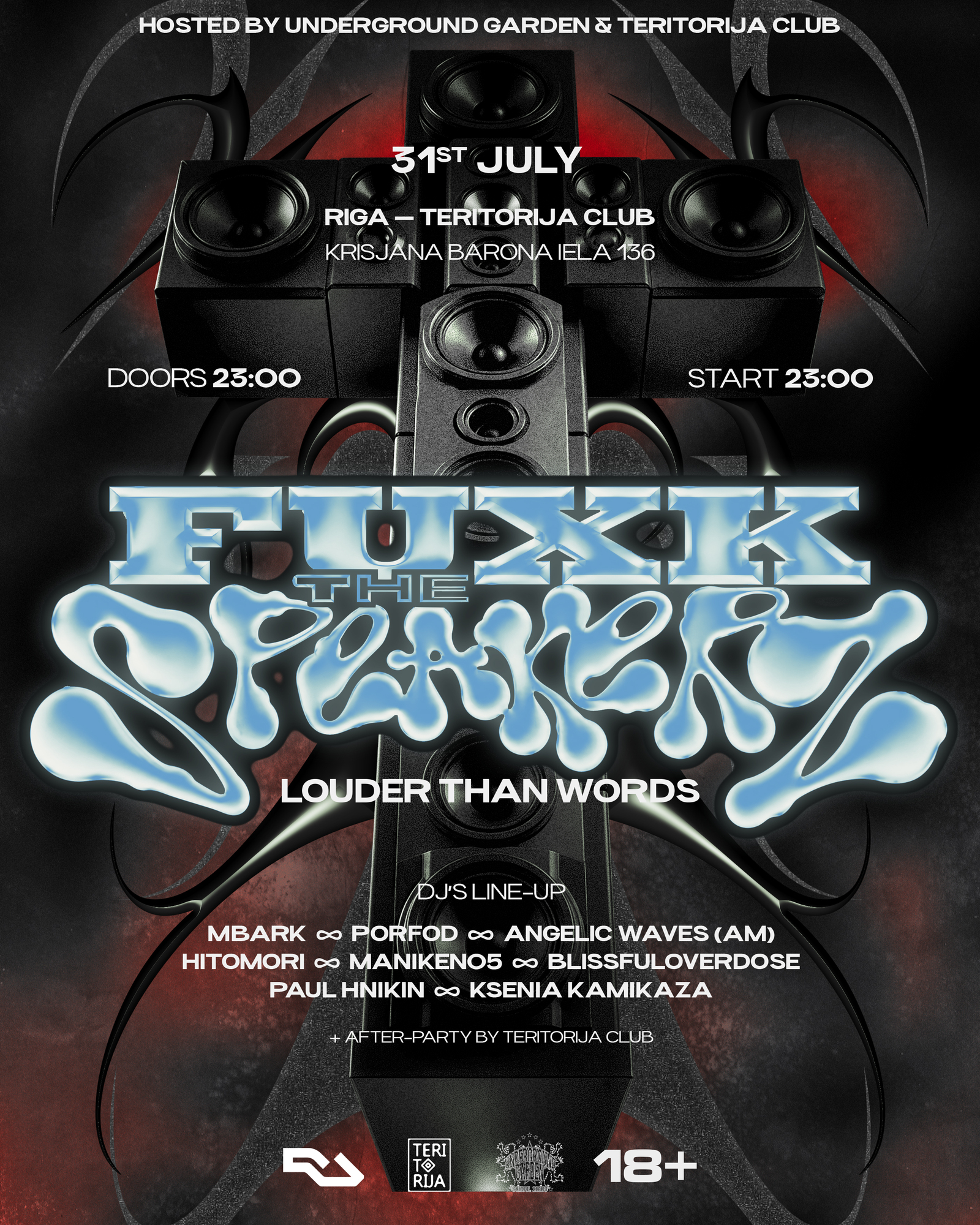 UNDERGROUND GARDEN x TRT: FUXK THE SPEAKERZ