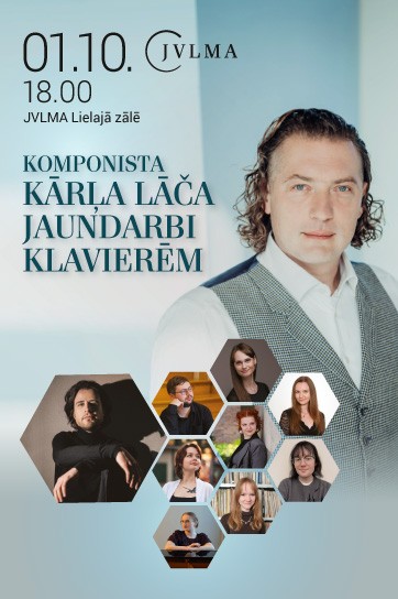 Komponista Kārļa Lāča jaundarbi klavierēm