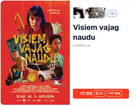 Seanss ar filmas veidotājiem "Visiem vajag naudu"