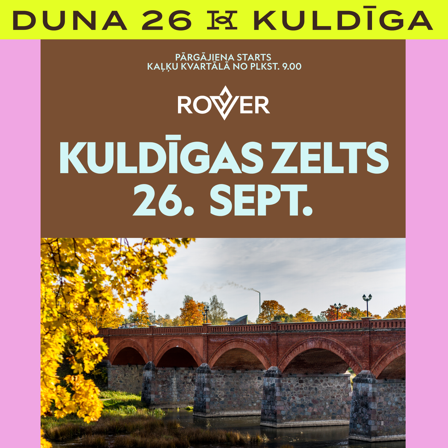 Pārgājiens KULDĪGAS ZELTS