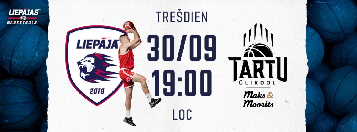 BK "Liepāja" - "Tartu Universitāte"