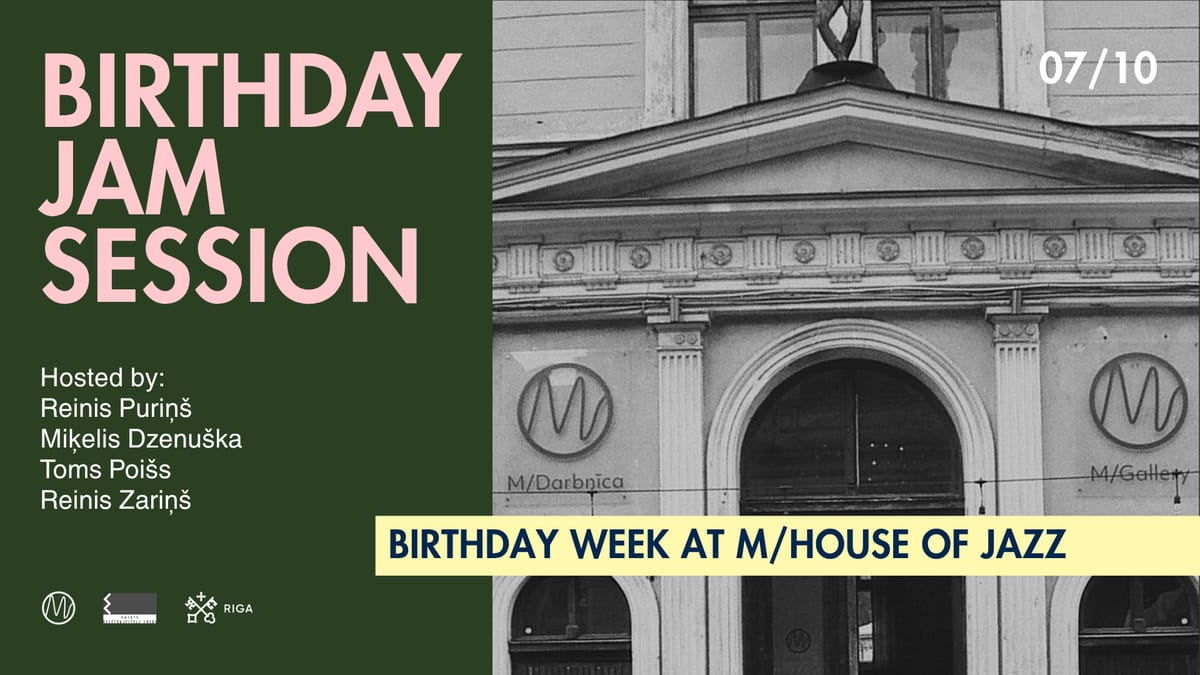 Birthday Jam Session | M/House of Jazz Birthday Week