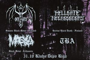 Ancient Dead Night - DEPO / Black Beast (FIN – black metal) / Hellgate Necrosodomy (FIN - black/death metal) / Magyla (LT – black metal)
