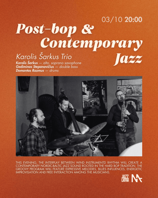 Post-Bop & Contemporary Jazz | Karolis Šarkus Trio
