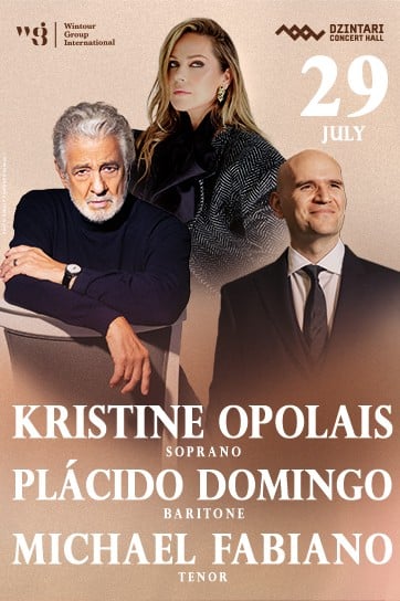 Kristine Opolais Gala Concert with Plácido Domingo & Michael Fabiano