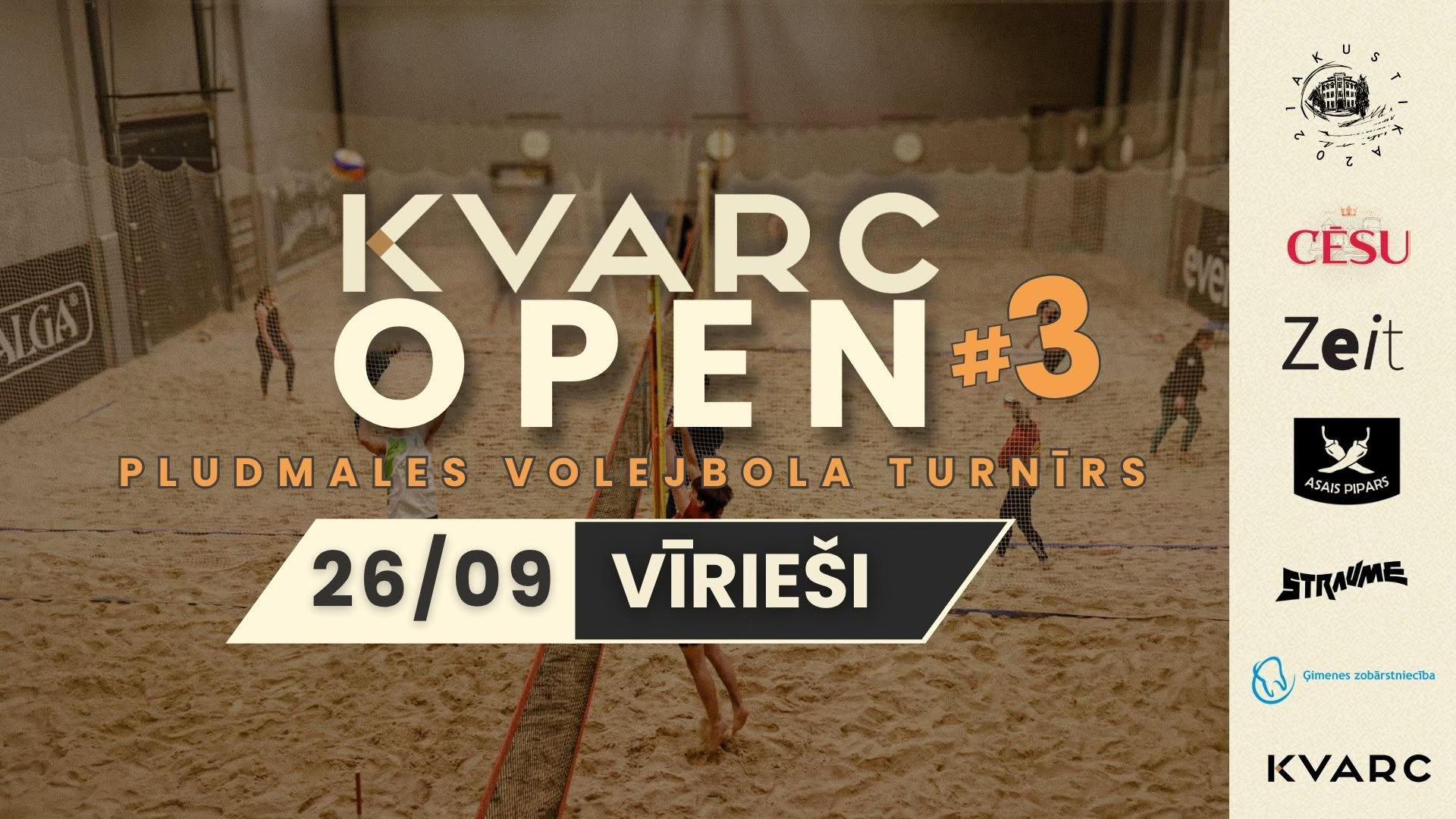KVARC OPEN #3 1. posms
