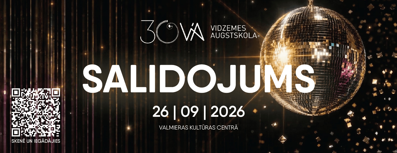 Vidzemes Augstskolas 30 gadu jubilejas salidojums