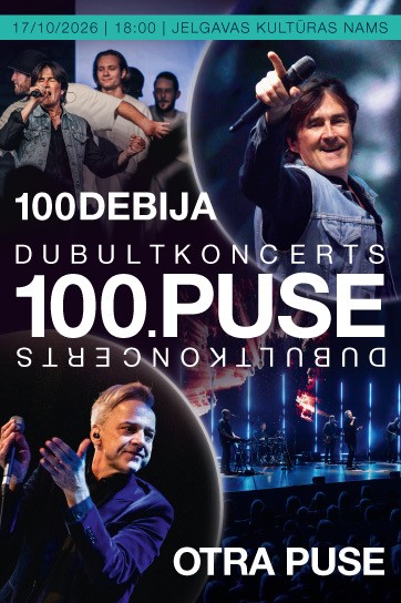 Dubultkoncerts 100.PUSE (Otra Puse & 100Debija)