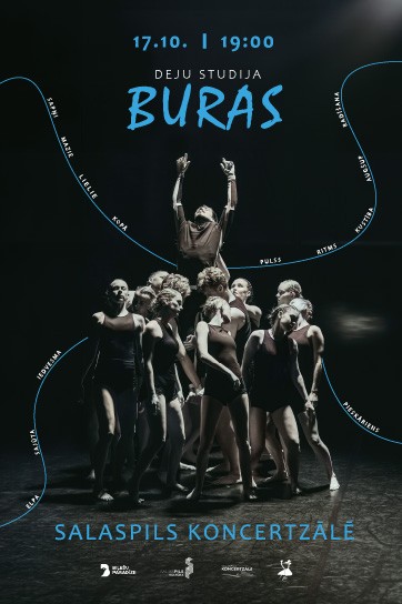 Deju studija BURAS Salaspils koncertzālē