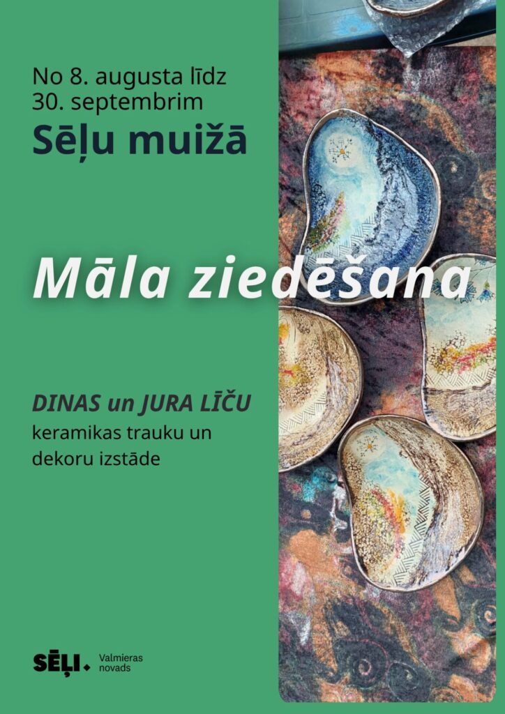Keramikas un dekoru trauku izstāde “Māla ziedēšana”