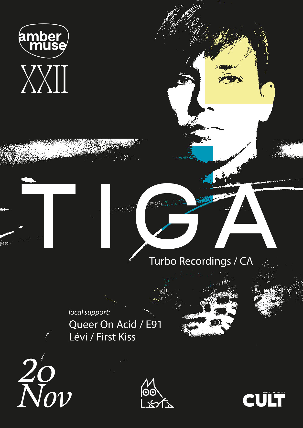 Tiga un Amber Muse elektroniskās mūzikas koncerts
