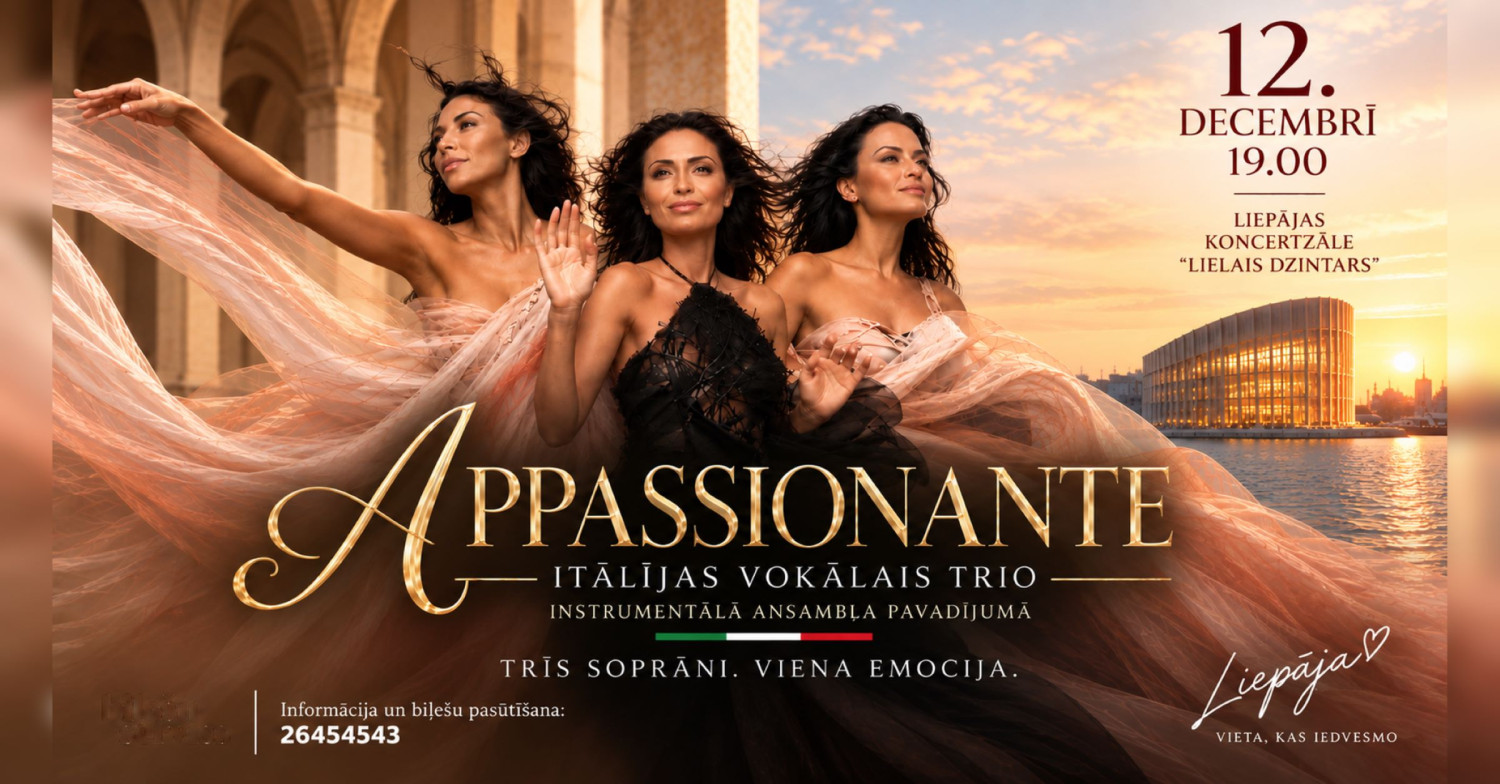 Appassionante. Trīs Soprano - Viena emocija