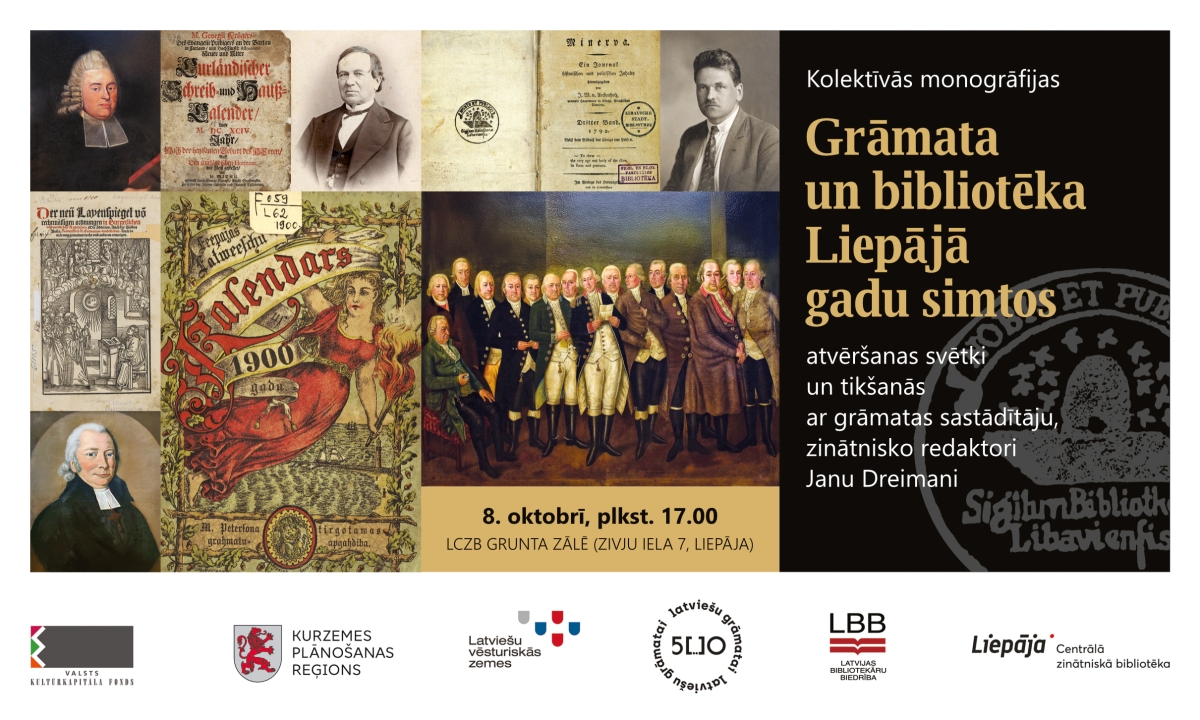 "Grāmata un bibliotēka Liepājā gadu simtos"