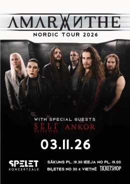 AMARANTHE (Se) / SELF DECEPTION (Se) / ANKOR (Es)