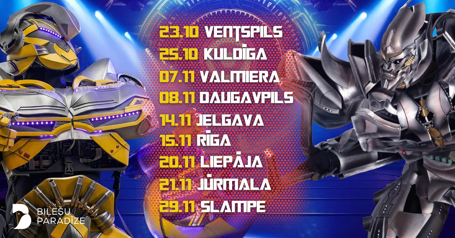 Robotu šovs – Latvijas tūre