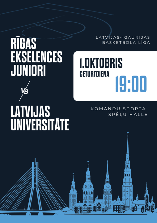 Rīgas Ekselences Juniori vs Latvijas Universitāte. LAT-EST līga.