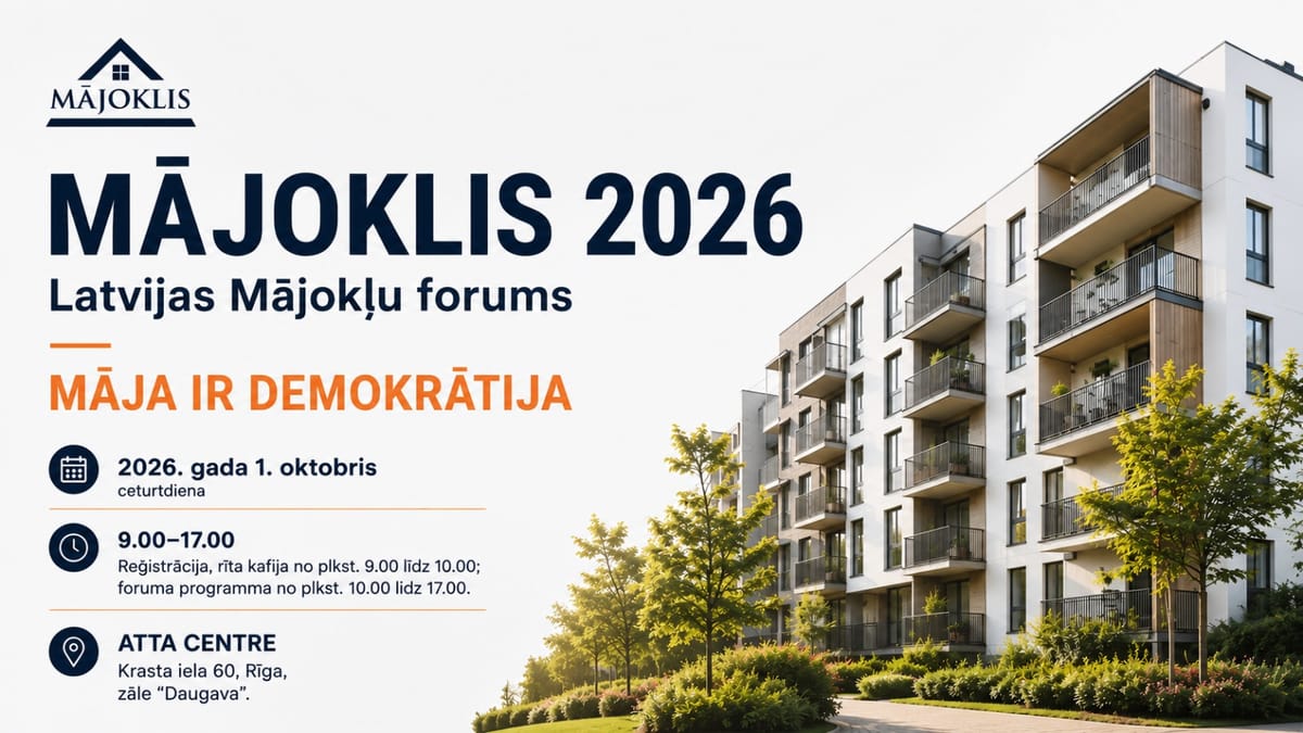 MĀJOKLIS 2026 — Latvijas Mājokļu forums