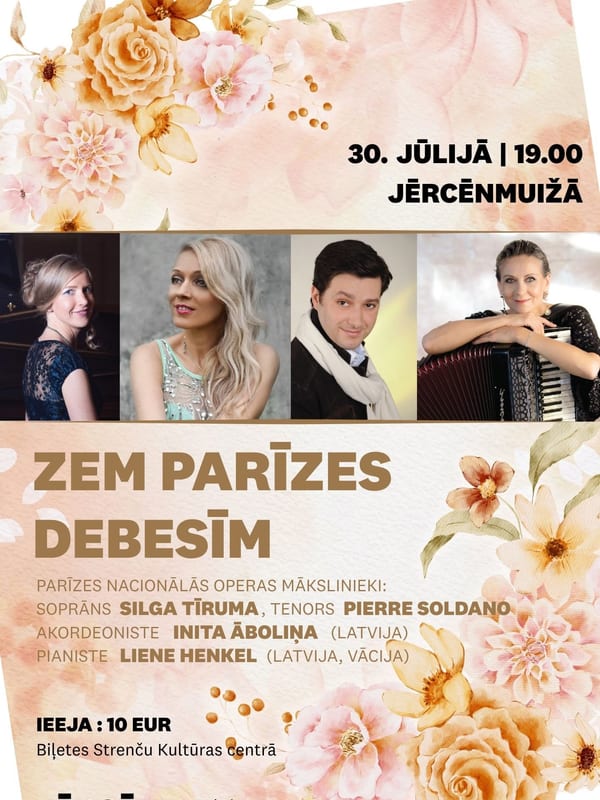 Koncerts "Zem Parīzes debesīm"