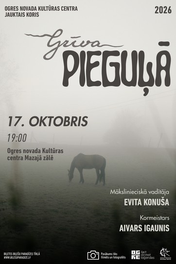 Jauktā kora GRĪVA koncerts PIEGUĻĀ