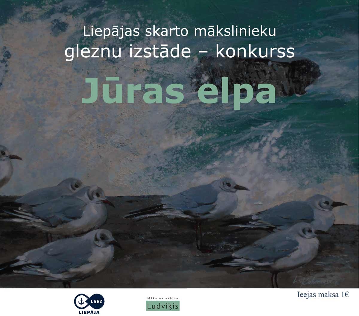 Liepājas skarto mākslinieku gleznu izstāde-konkurss "Jūras elpa"