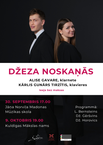 Koncertprogramma “Džeza noskaņās” Jāņa Norviļa Madonas Mūzikas skolā