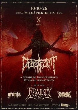 ORBSTRUCT (Death Metal, UA) 10 gadu jubilejas koncerts