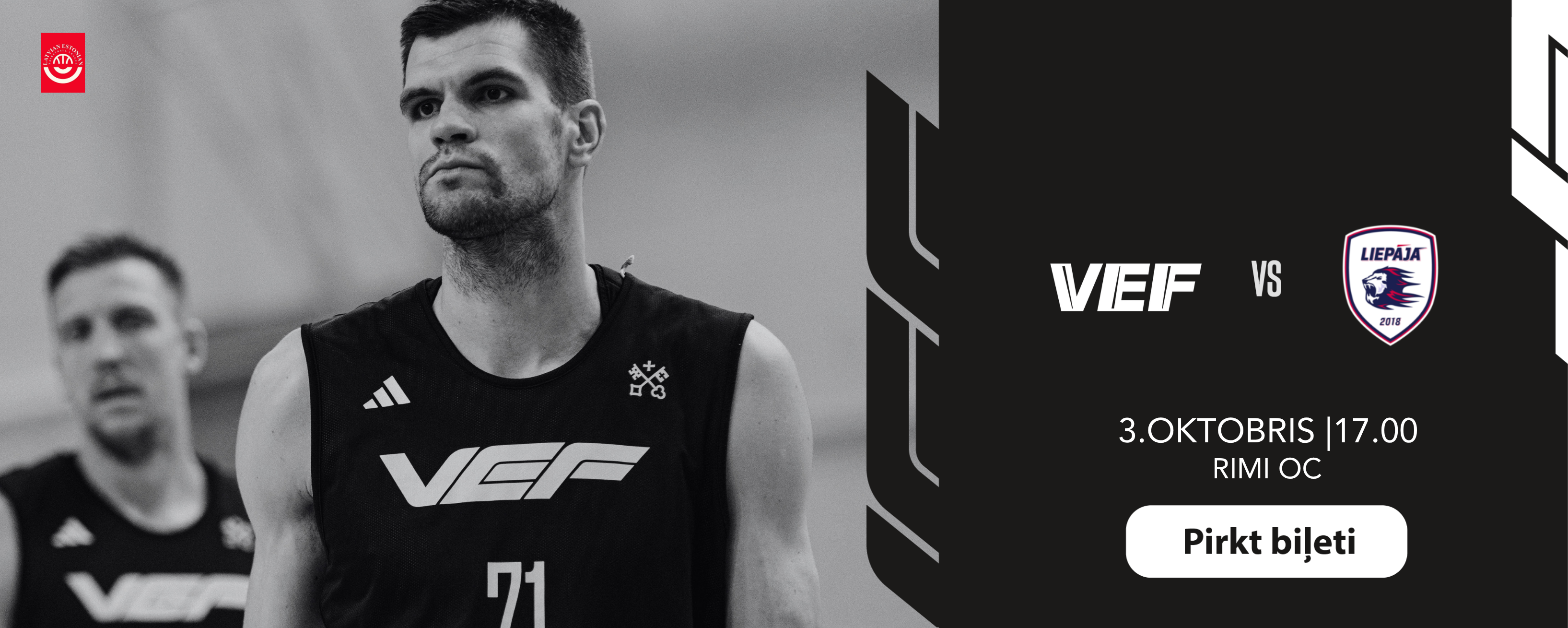 VEF Rīga - BK Liepāja // LAT-EST Basketbola līga