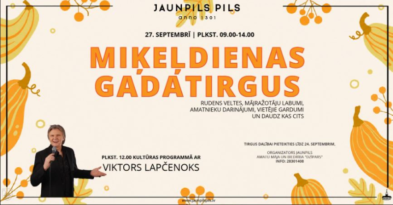 Miķeļdienas tirgus Jaunpilī