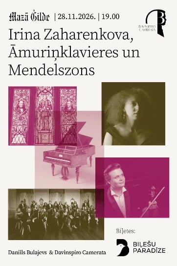Irina Zaharenkova, Āmuriņklavieres un Mendelszons | Daniils Bulajevs & Davinspiro Camerata