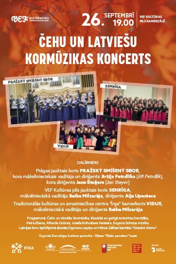 Čehu un latviešu kormūzikas koncerts