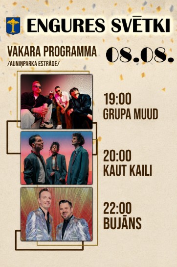 ENGURES SVĒTKI 2026 | Vakara programma