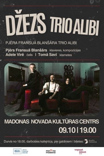 DŽEZS | Pjēra Fransuā Blanšāra džeza trio ALIBI