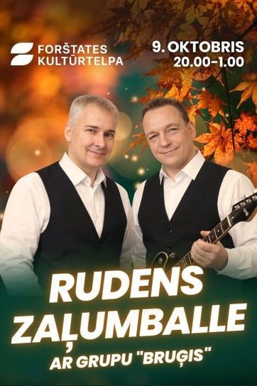 Rudens zaļumballe kopā ar grupu “Bruģis”