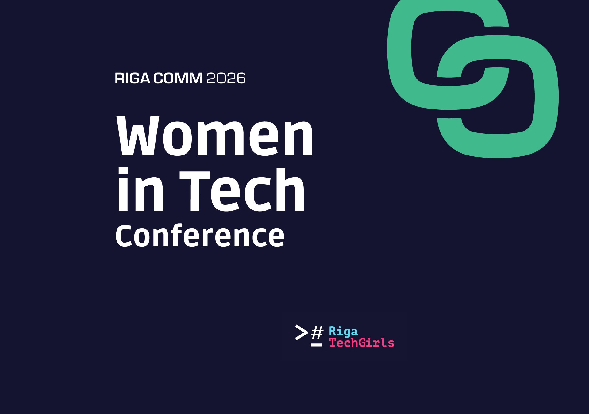 Riga Comm 2026 Women in Tech Conference