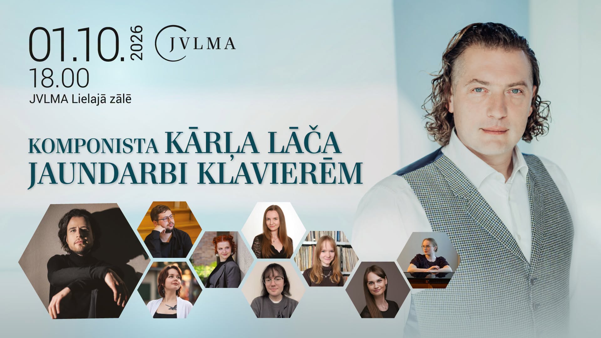 Komponista Kārļa Lāča jaundarbi klavierēm