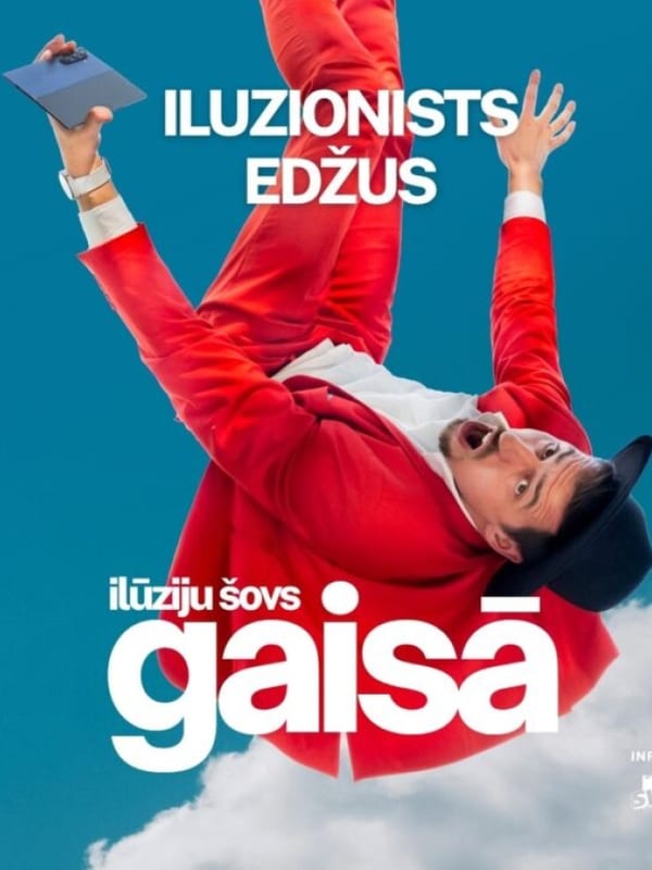 Iluzionists Edžus GAISĀ Liepājā