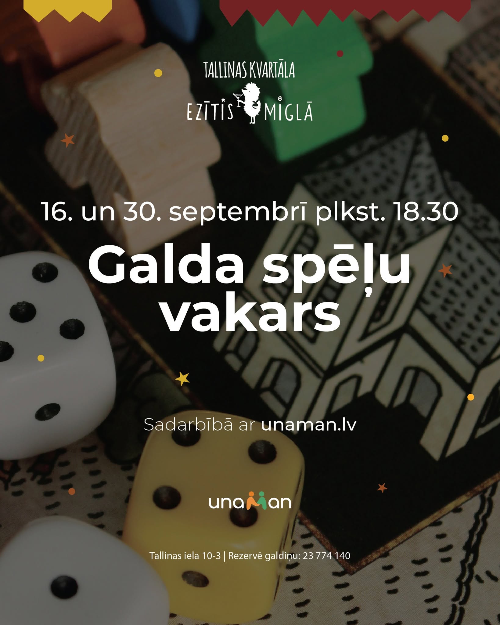 GALDA SPĒĻU VAKARS // Tallinas Ezītis miglā