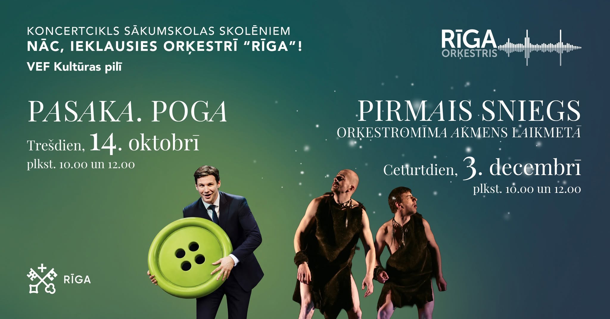 PIRMAIS SNIEGS. ORĶESTROMĪMA AKMENS LAIKMETĀ | Koncerts ciklā NĀC, IEKLAUSIES ORĶESTRĪ “RĪGA”!