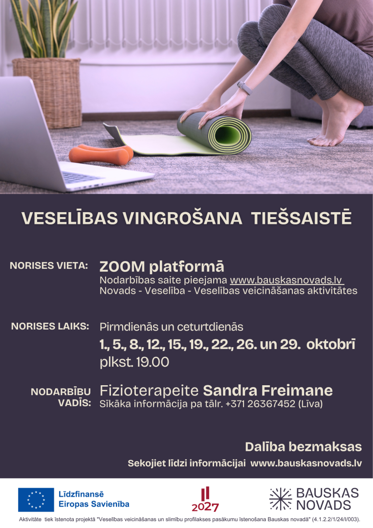 Veselības vingrošana tiešsaistē