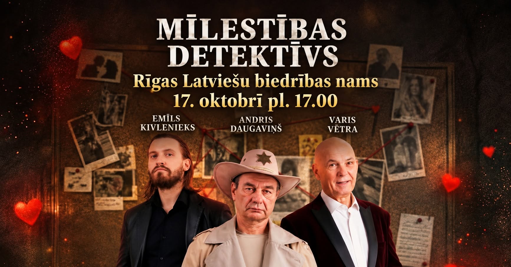 MĪLESTĪBAS DETEKTĪVS muzikāla izrāde