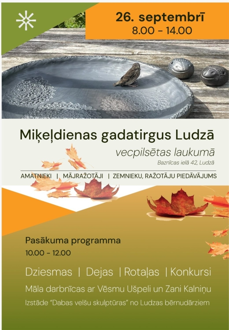 Miķeļdienas gadatirgus “Mōla pūdi” Ludzas vecpilsētas laukumā