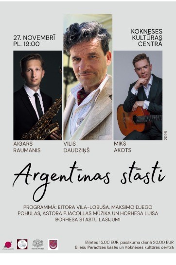 Koncertprogramma  “ARGENTĪNAS STĀSTI”