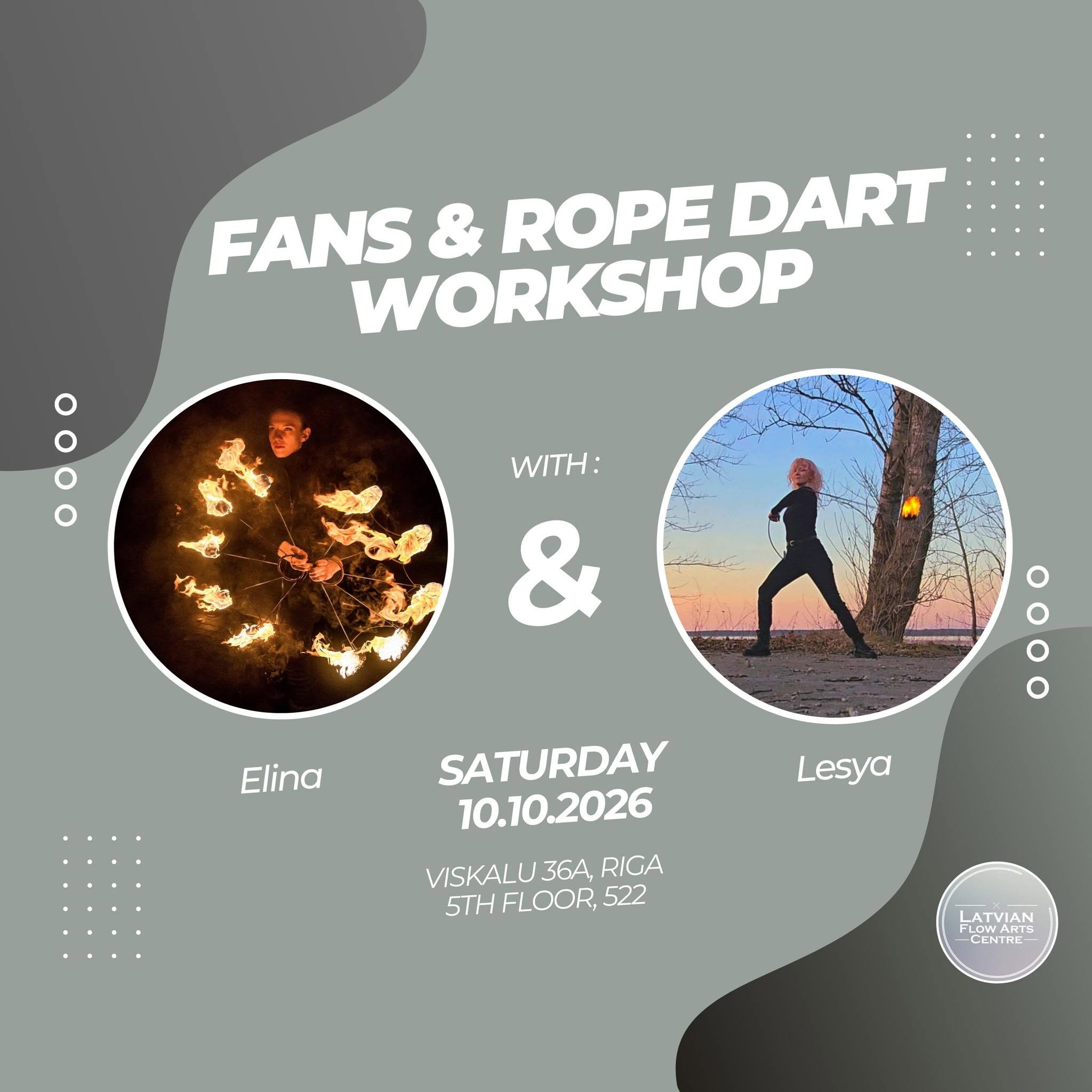 Fans & Rope Dart workshops