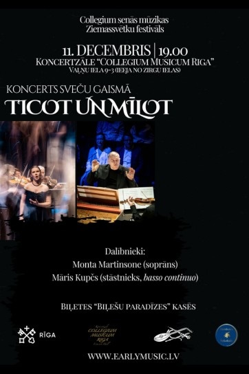 Vokālās kamermūzikas koncerts “Ticot un mīlot” sveču gaismā