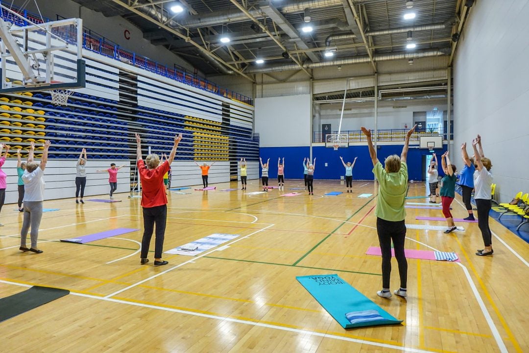 Eiropas sporta nedēļas ietvaros notiks – Vingrošanas nodarbība senioriem OC “Ventspils” basketbola halles 3. zālē