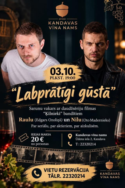 “Labprātīgi gūstā” – tikšanās ar seriāla “Ķīlnieki” bandītiem