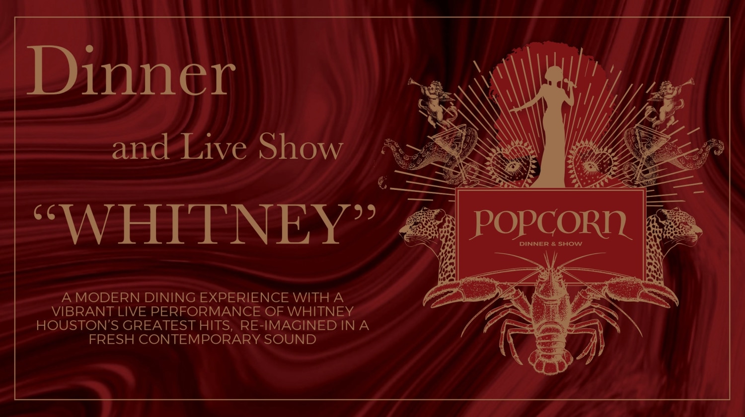 Dinner and live show 'Whitney'