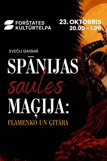 Spānijas saules maģija: Flamenko un ģitāra | Atpūtas vakars Sveču gaismā